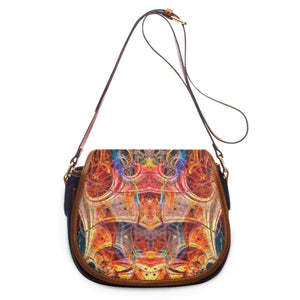 BIRTH OF A SCARAB CROSSBODY PURSE