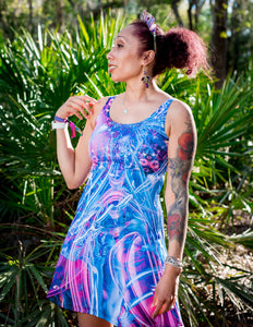 Cosmic Love Flare Dress