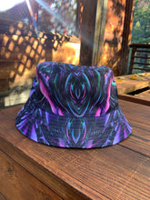 THRESHOLD CONSCIOUSNESS AND PURPLE PORTAL DARK BUCKET HAT