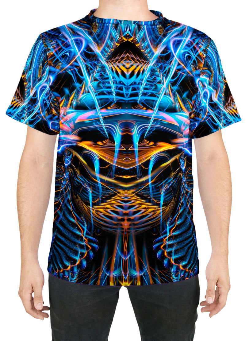 SOUND WAVES OVER DARK T-SHIRT