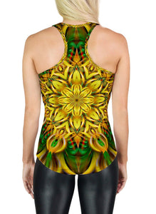 ALIEN SUNFLOWER RACERBACK TANK