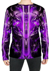 PURPLE ALIEN LONG SLEEVE T-SHIRT