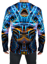 SOUND WAVES OVER DARK LONG SLEEVE T-SHIRT
