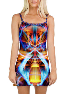 Galactic Sphinx Mini Dress