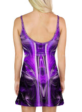 Purple Alien Mini Dress