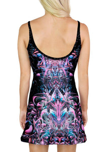 PINK CHAMPAGNE MINI DRESS