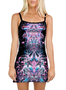 PINK CHAMPAGNE MINI DRESS