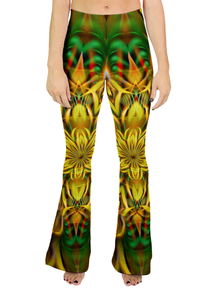 ALIEN SUNFLOWER BELL LEGGINGS