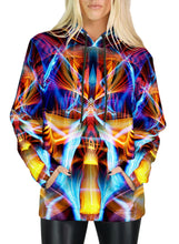 Galactic Sphinx Unisex Twin Velvet Hoodie