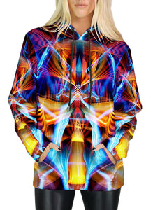 Galactic Sphinx Unisex Twin Velvet Hoodie