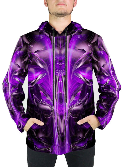 PURPLE ALIEN UNISEX HOODIE