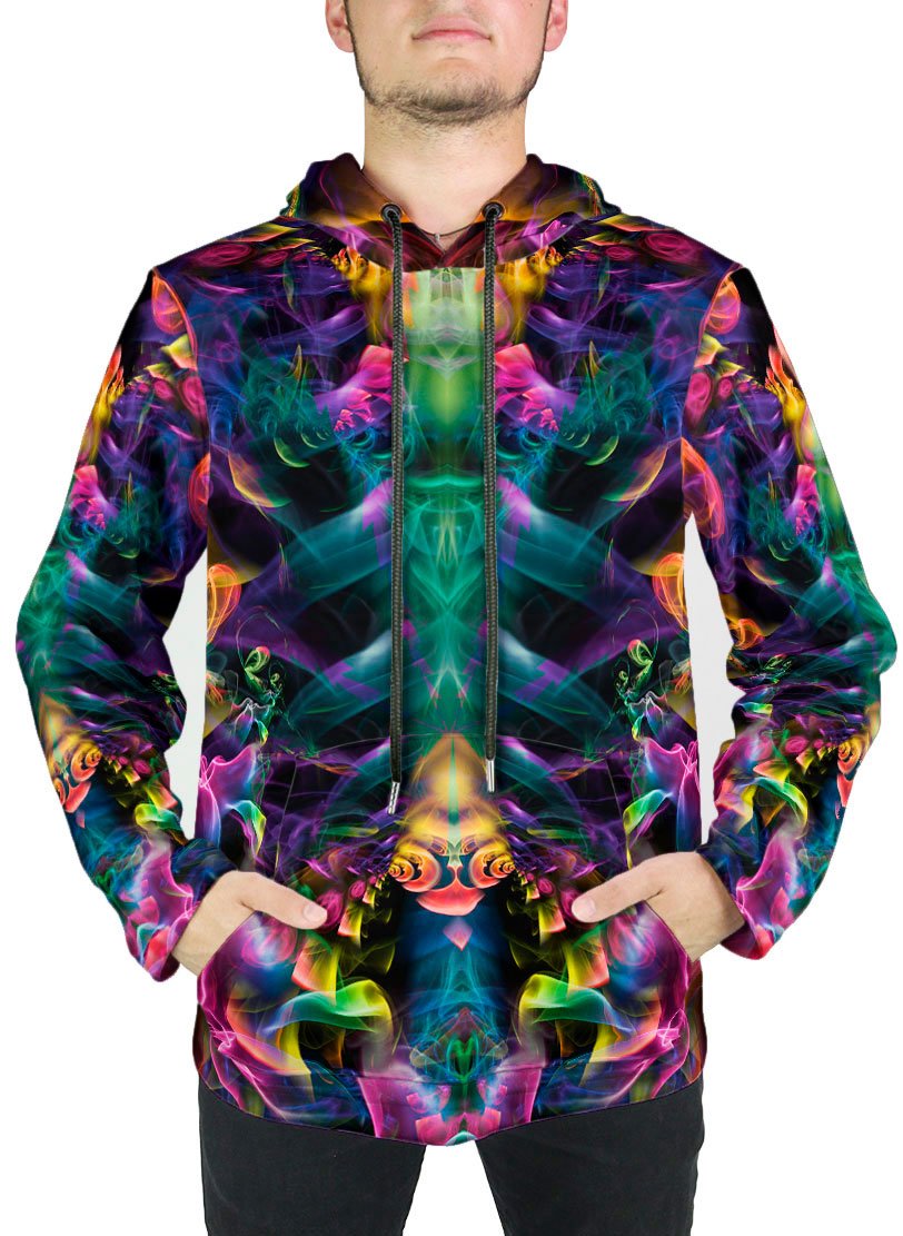 RAINBOW SMOKE UNISEX HOODIE