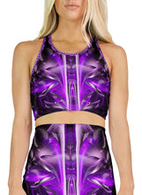PURPLE ALIEN RACERBACK CROP