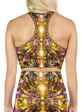 DIAMONDS AND THUNDERBOLTS RACERBACK CROP