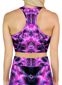 GALASSTIC RACERBACK CROP