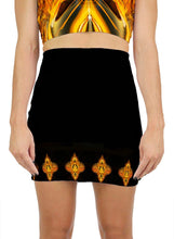 GOLDEN AMULET MINI SKIRT