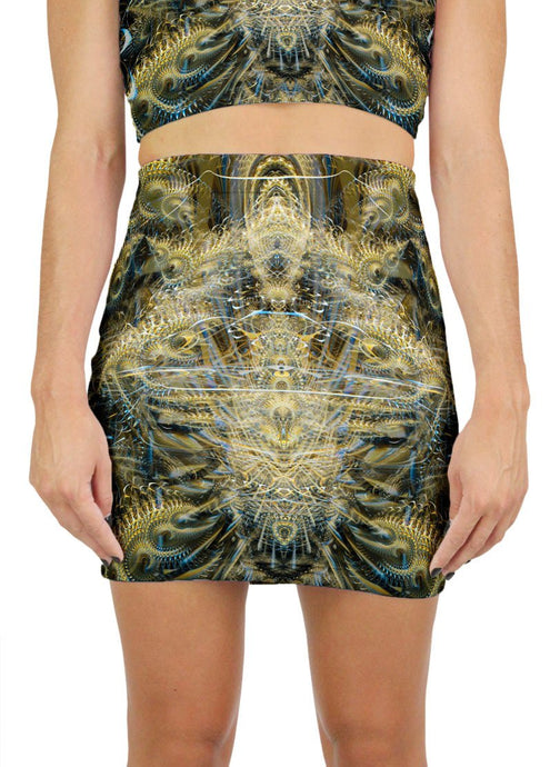 GIVE IT A WHIRL MINI SKIRT