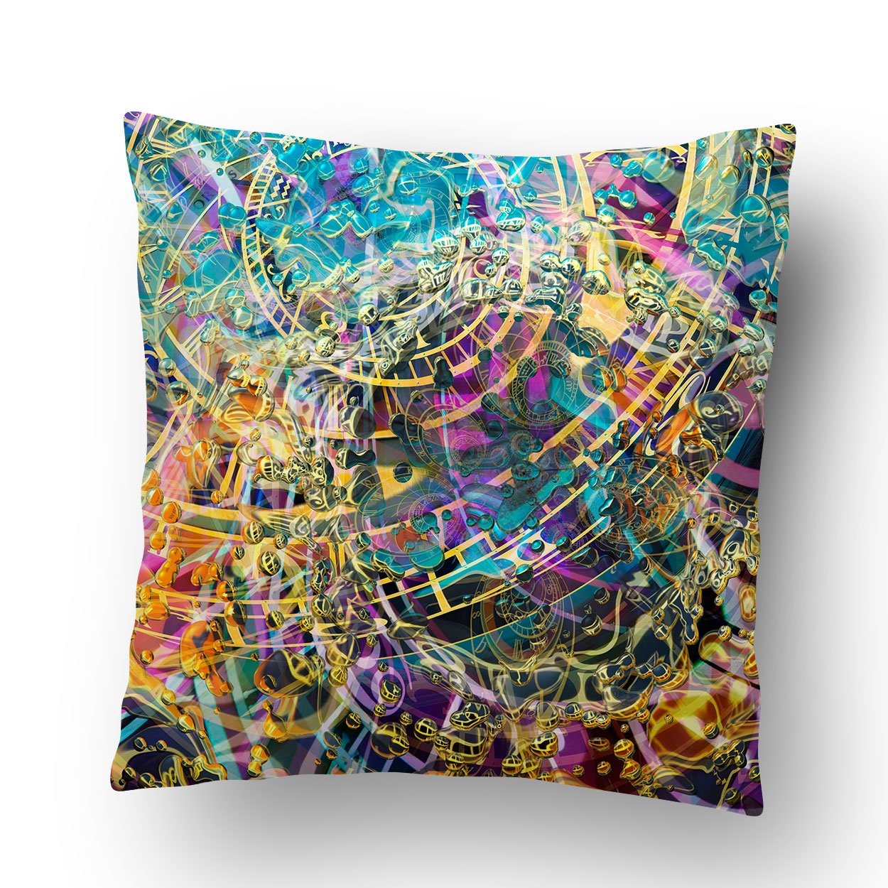 Time Melts Away Throw Pillow Cover