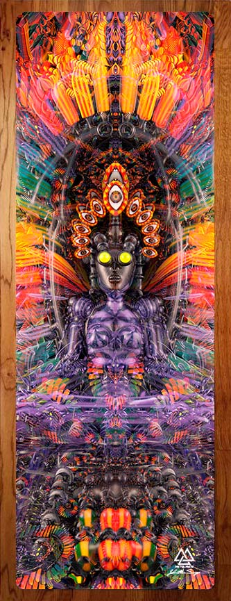 Isis/Ina May Banjo Glass Remix Yoga Mat by Metta Mats