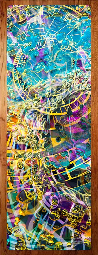 TIME MELTS AWAY YOGA MAT