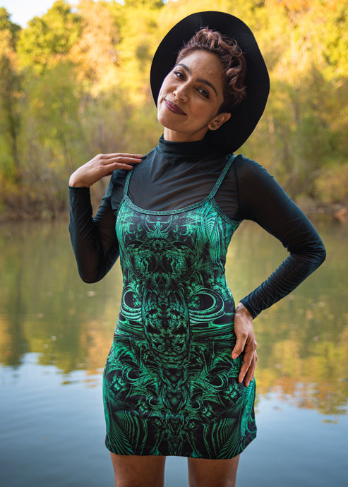MEGANEUROPSIS MINI DRESS