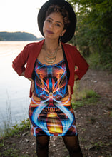 Galactic Sphinx Mini Dress