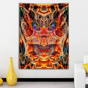 BIRTH OF A SCARAB TAPESTRY