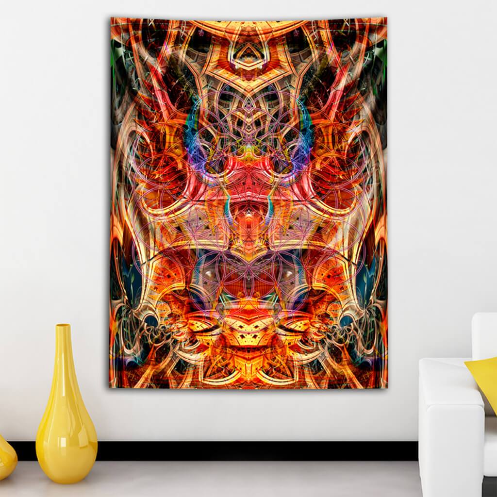 BIRTH OF A SCARAB TAPESTRY