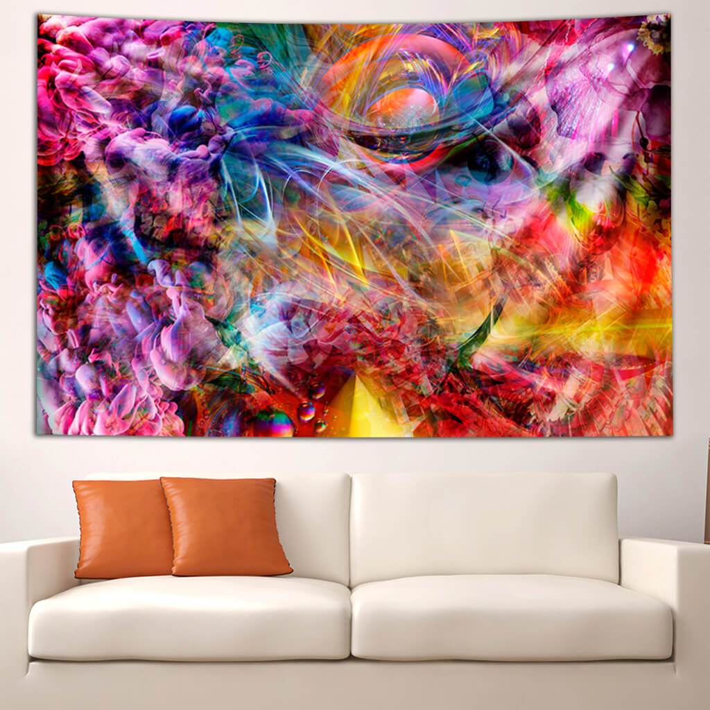 Psychedelic Circus Tapestry