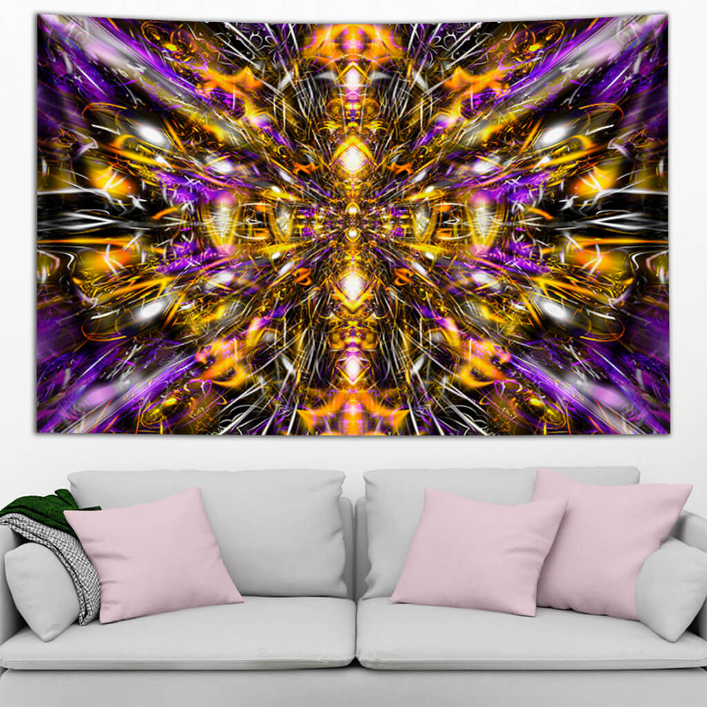 Diamonds and Thunderbolts Tapestry