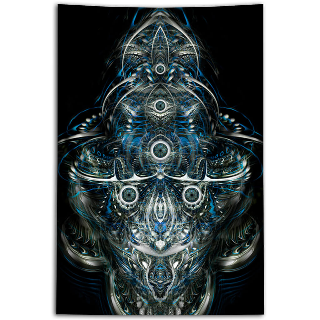 JESTER ALIEN TAPESTRY – Johnathan Singer Art