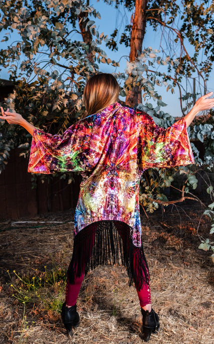 VELVET KIMONO- MARIPOSA