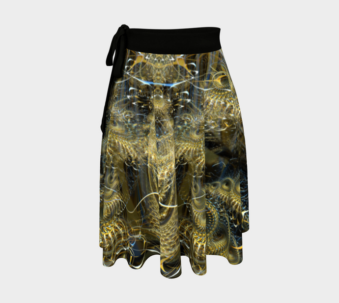 Give it a Whirl Wrap Skirt