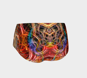 BIRTH OF A SCARAB BOOTY SHORTS