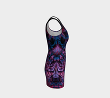 MELTED WAX BODYCON DRESS