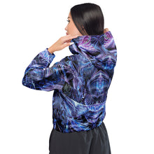 Angels Dancing on a Pin Cropped Windbreaker