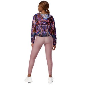 Cosmic Noise Cropped Windbreaker