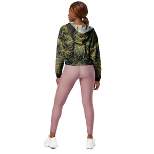 Give it a Whirl Cropped Windbreaker