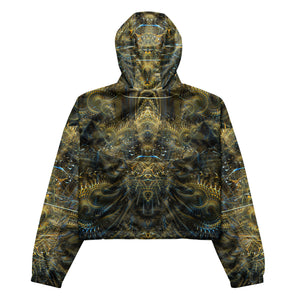 Give it a Whirl Cropped Windbreaker
