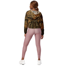 Down the Ribbit Hole Cropped Windbreaker