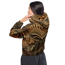 Down the Ribbit Hole Cropped Windbreaker