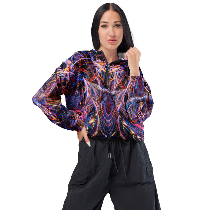 COSMIC NOISE CROPPED WINDBREAKER