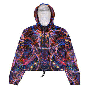 Cosmic Noise Cropped Windbreaker