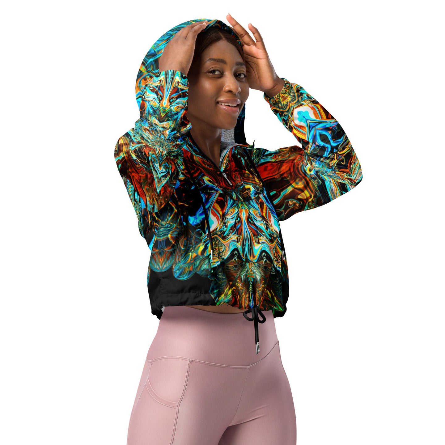 Mercury in Retrograde Cropped Windbreaker