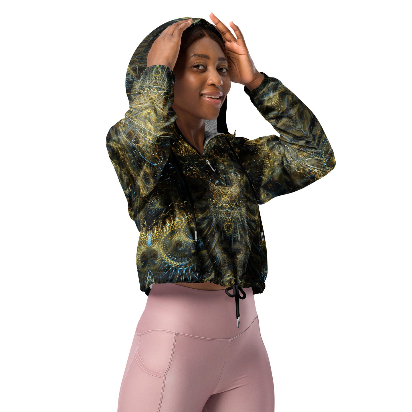 Give it a Whirl Cropped Windbreaker