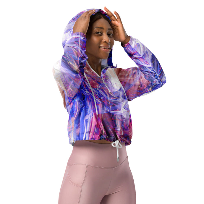 Cosmic Love Cropped Windbreaker