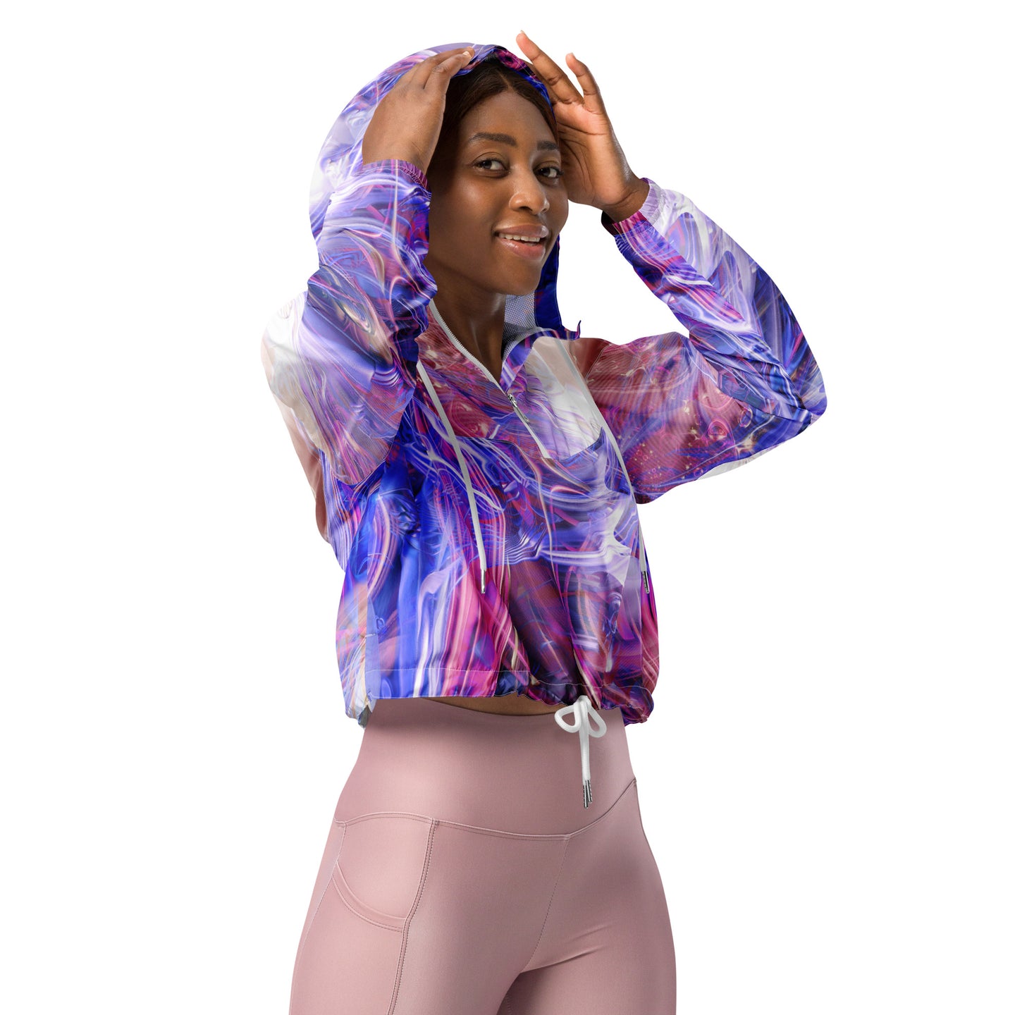 Cosmic Love Cropped Windbreaker