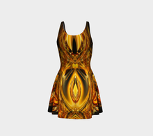 Golden Amulet Flare Dress