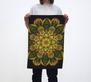 ALIEN SUNFLOWER TEA TOWEL