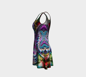HUMMINGBIRD FLARE DRESS